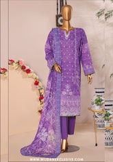 HZ Magic Unstitched Printed Lawn Collection - 2025 Vol-02 MPC-10